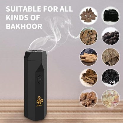 Portable Arabian perfume Hair Bakhoor Burner Comb