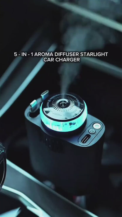 5-in-1 Car Charger with Star light
